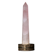 Rose Quartz Tower: Self Love Love Rocks Tower